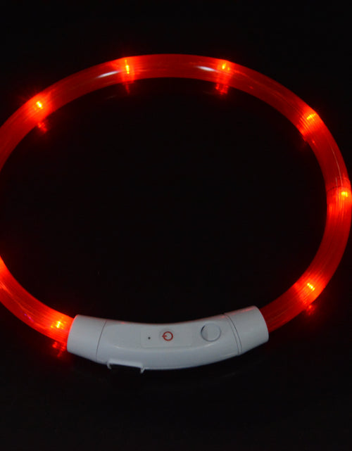 Load image into Gallery viewer, Dog luminous collar luminous pet collar USB charging neck ring LED luminous dog collar

