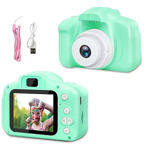 Load image into Gallery viewer, Mini Children Camera X2 Digital Vintage Camera Educational Toys Kids Projection Video Camera Outdoor Photography Toy Gifts
