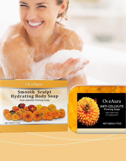 Load image into Gallery viewer, OceAura Orange Peel Moisturizing Shower Soap Gently Cleanses Body Skin And Improves Skin Hydration
