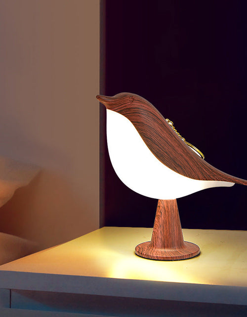 Load image into Gallery viewer, Creative Magpie Aromatherapy Lamp Car mounted Decorative Lamp Bedside Bird Night Lamp Three color Touch Charging Atmosphere Table Lamp
