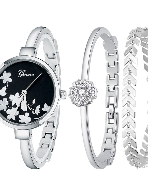 Load image into Gallery viewer, New Fashion Quartz Watch for women's Set Boutique Trends Geneva Style Watch Jewelry Set Christmas Gifts Birthday Gifts
