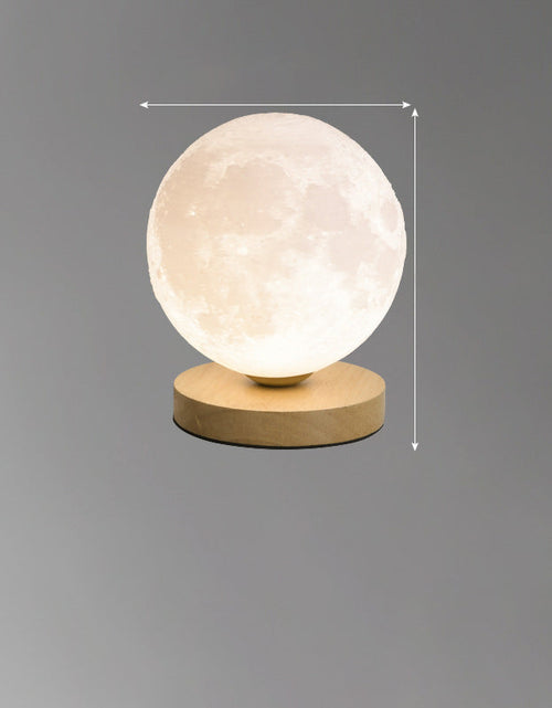 Load image into Gallery viewer, 3D Moon Lamp Moon Lamp Desk Charging Lamp Bedroom Bedside Lamp Creative Ins Gift Atmosphere Night Lamp
