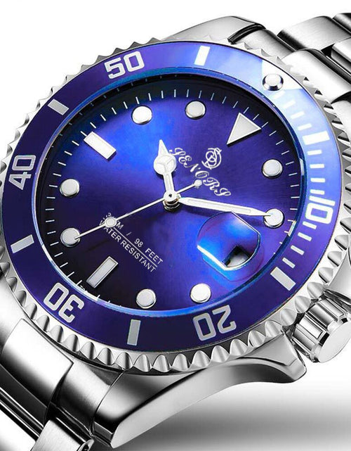Load image into Gallery viewer, Brand Luxury Men Watches Automatic Black Watch Men Stainless Steel Waterproof Business Sport Mechanical Wristwatch Sub Mariner
