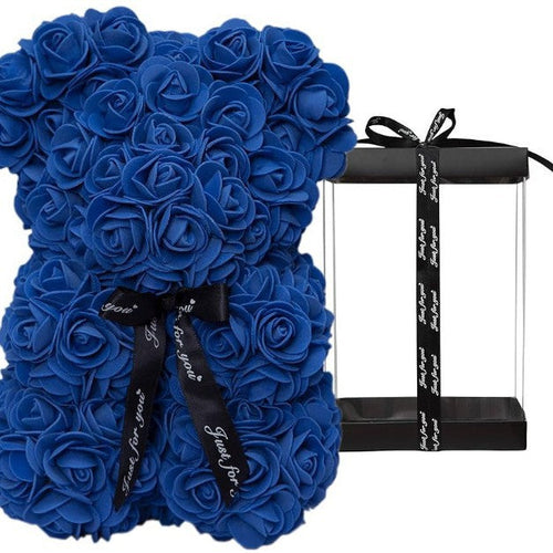 Load image into Gallery viewer, Mother's Day Gift 25cm Foam Flower Bear PE Rose Flower Bear PVC Gift Box Valentine's Day Cross-border Bestseller
