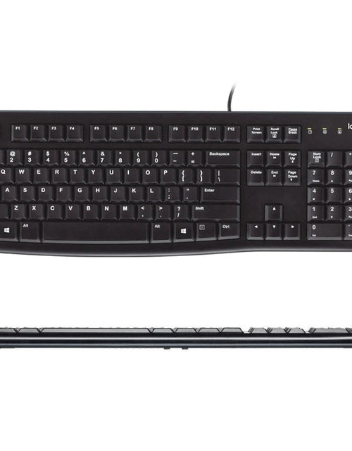 Load image into Gallery viewer, Logitech K120 wired keyboard notebook desktop computer office home USB office desktop waterproof
