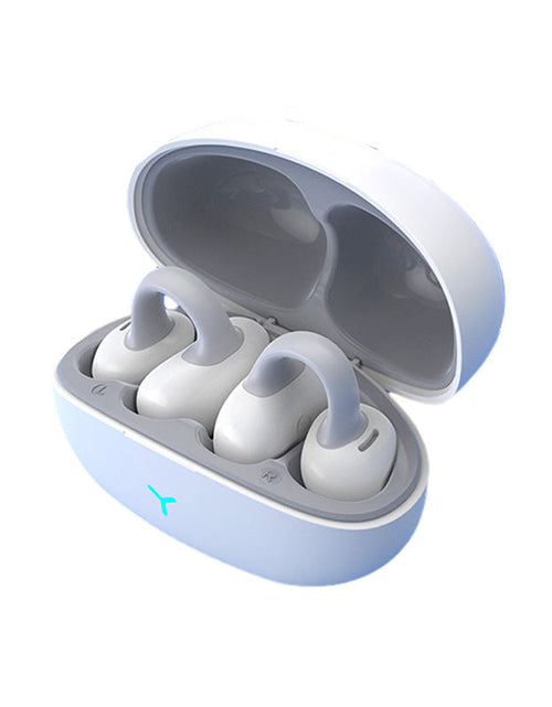 Load image into Gallery viewer, OWS Earclip Wireless Bluetooth Earphones with High Sound Quality, Long Range, Low Latency Noise Reduction, Gaming and Sports Earphones

