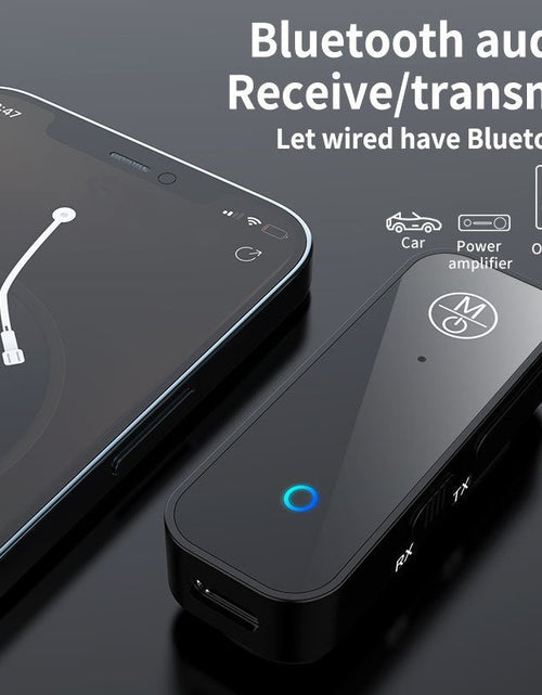 Load image into Gallery viewer, Adaptación de audio b28 bluetooth en dos en uno actualización del receptor de audio Bluetooth para vehículos de 3,5 mm
