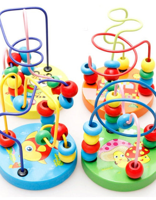 Load image into Gallery viewer, Baby Toddler Educational Lovely Animals Round beads Kids Toys For Newborns Children Cribs Stroller Mobile Montessori 9*11cm

