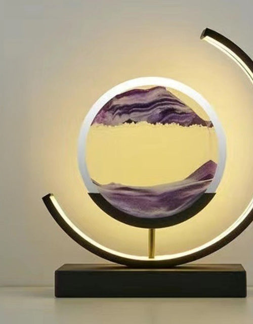 Load image into Gallery viewer, LED Flowing Sand Painting Lamp: Night Light for Home (Gift Option)
