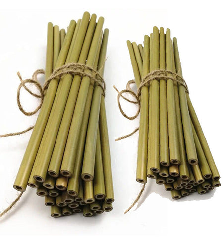 Bamboo Straws Green Bamboo Straws Environmentally Friendly Beverages Milk Tea Coffee Straws Stirring Green Bamboo Yellow Bamboo Straws