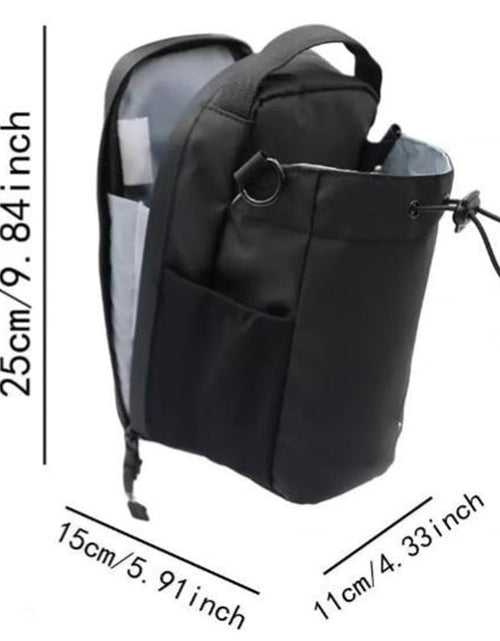 Load image into Gallery viewer, Magnetic Sling Bag for Men &amp; Women. Ideal as a gym, travel, and work bag. Keeps your belongings off the dirty gym floor.
