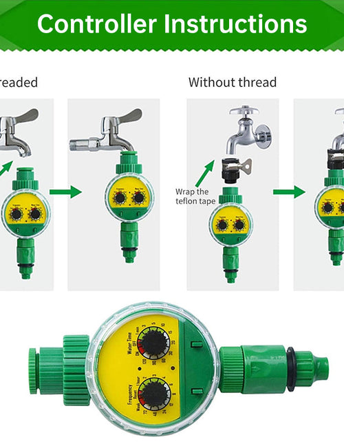Load image into Gallery viewer, Outdoor plastic garden hose equipped with electronic automatic irrigation timer
