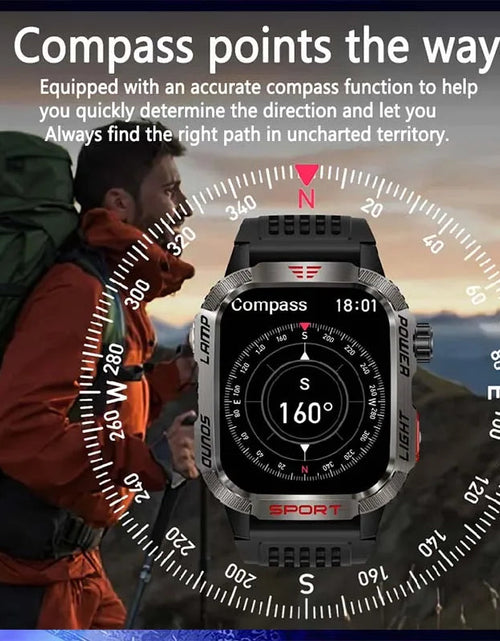 Load image into Gallery viewer, GZYR 2.01" Screen Smart Watch Men Bluetooth Call 600 mAh Sports Waterproof Heart rate Blood Oxygen SmartWatch For Huawei Xiaomi

