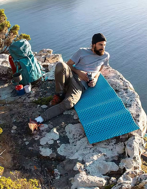 Load image into Gallery viewer, Thicken Egg Mattress. Foldable Camping Pad with Aluminum Membrane for Moisture-Proof. IXPE Foam Pad

