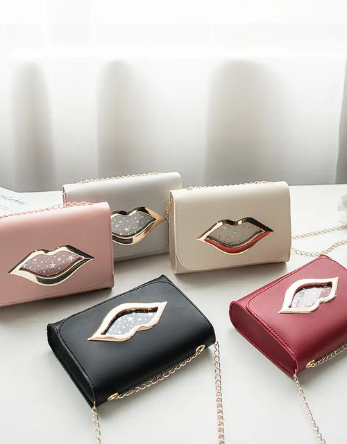 Load image into Gallery viewer, Lips Phone Bag with Chain Strap Crossbody Purse
