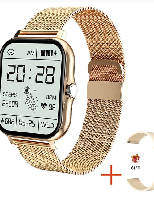 Load image into Gallery viewer, Women Smart watch Men 1.69" Color Screen Full touch Fitness Tracker Bluetooth Call Smart Clock Ladies Smart Watch Women
