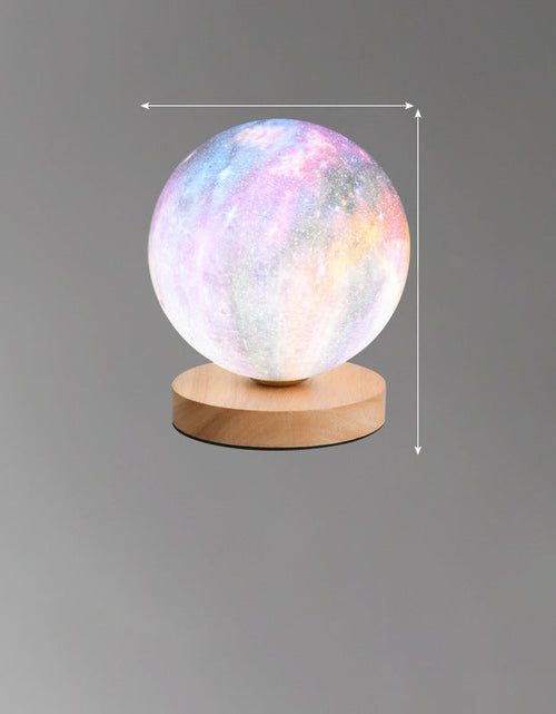 Load image into Gallery viewer, 3D Moon Lamp Moon Lamp Desk Charging Lamp Bedroom Bedside Lamp Creative Ins Gift Atmosphere Night Lamp
