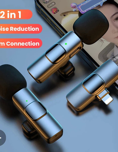 Load image into Gallery viewer, Buttonhole Lavalier Wireless Lapel Microphone Bluetooth Mini Mic For Phone PC Cell Mobile Small Micro Tiny Tie Mike Mikrofon USB
