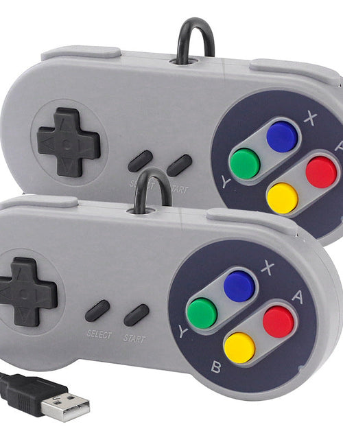 Load image into Gallery viewer, Raspberry Pi USB Gaming Controller Retro Plug and Play PC Controller Arcade Game SNES Controller
