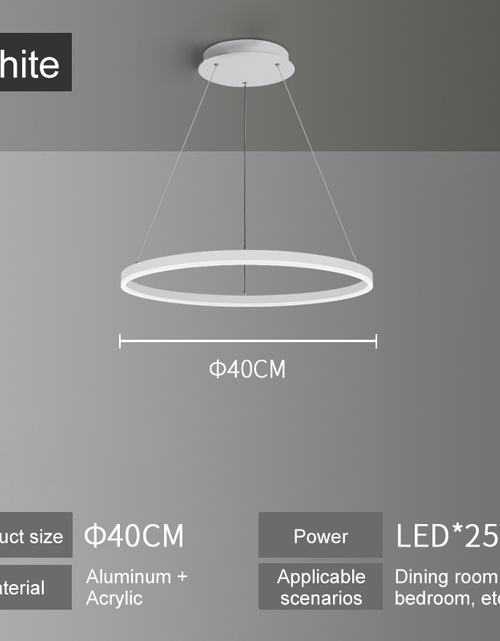 Load image into Gallery viewer, LED Chandelier Dimmable Pendant Light for Kitchen Living Room, Surface Mounted Minimalist Home Lighti
