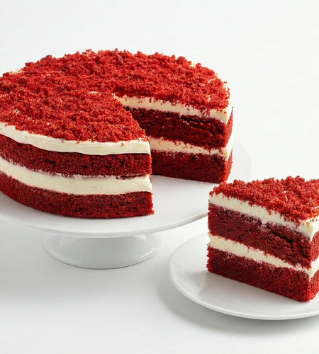 Andy Anand Sugar Free Red Velvet Cake – Keto & Diabetic Friendly, Belgian Chocolate, Moist & Rich, No Preservatives, 2.4 lb Gourmet Gift
