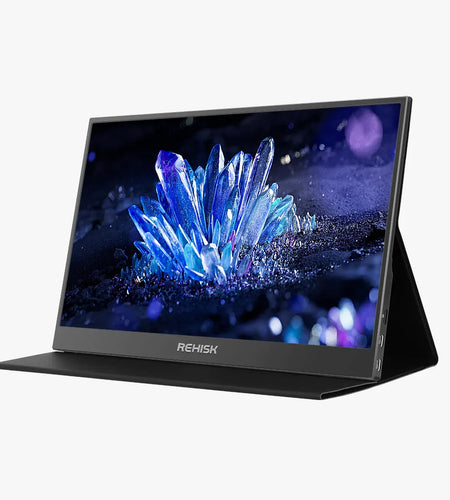 ReHisk RE-15.6FC - 15.6'' FHD 1080P Portable Monitor With Full Cover
