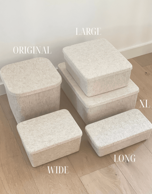 Load image into Gallery viewer, The Sculpted Bin - Large with Lid | Set of 3
