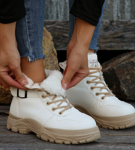 Women’s Mid-Calf Fleece-Lined Winter Boots