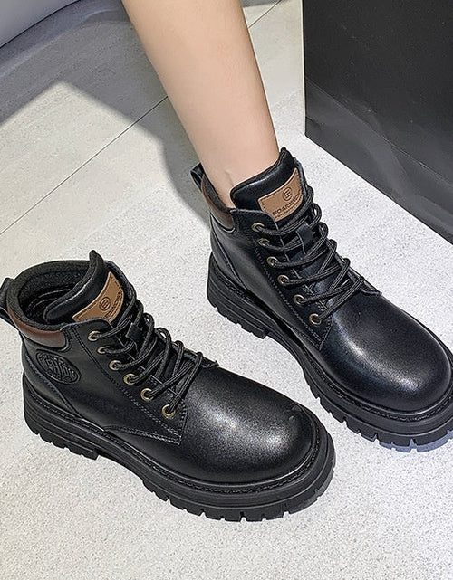 Load image into Gallery viewer, Women’s Genuine Leather Martin Boots
