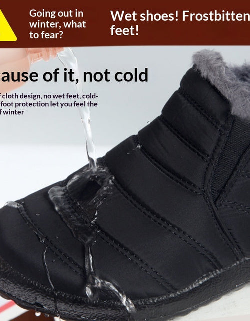 Load image into Gallery viewer, Women’s Warm Padded Lightweight Cotton Boots – Cozy Winter Non-Slip Outdoor Ankle Boots
