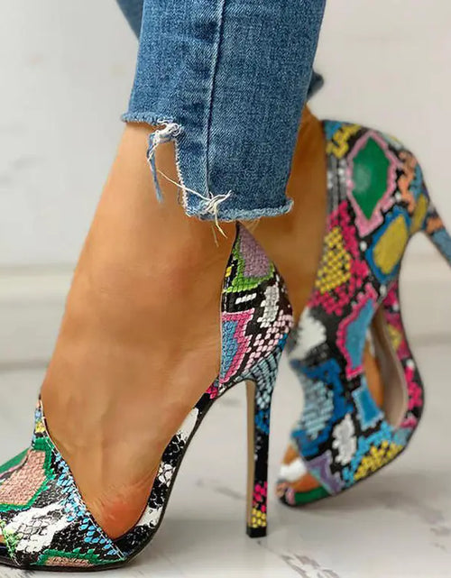 Load image into Gallery viewer, Fashion Floral Peep-Toe High Heels for Women
