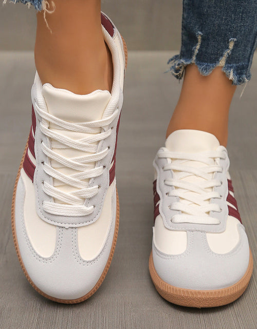 Load image into Gallery viewer, Lace-Up Low-Top Sneakers – 11 Colors EU 36–42 | Women's Training Shoes
