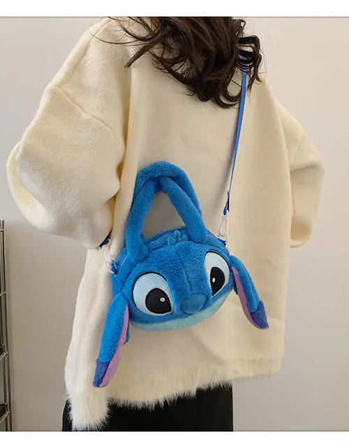 Load image into Gallery viewer, Stitch Plush Shoulder Bag - Korean Style Crossbody Bag
