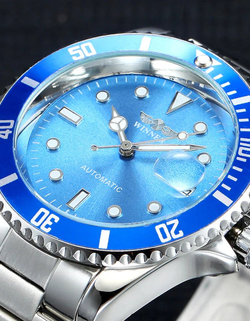 Load image into Gallery viewer, Winner Top Brand Luxury Blue Men Watch Automatic Skeleton Mechanical Wristwatch Male Man Watches Hour Relogio Masculino
