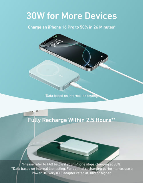 Load image into Gallery viewer, Anker MagGo Power Bank (10K, Slim)
