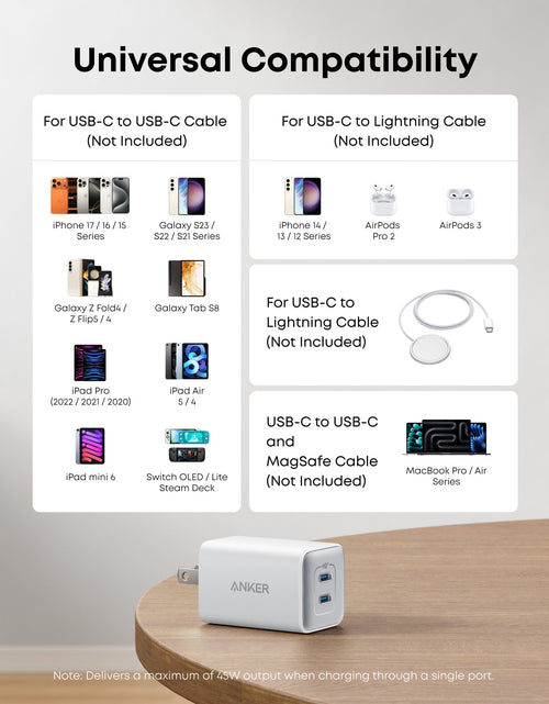Load image into Gallery viewer, Anker <b>523</b> Charger (Nano 3, 47W)
