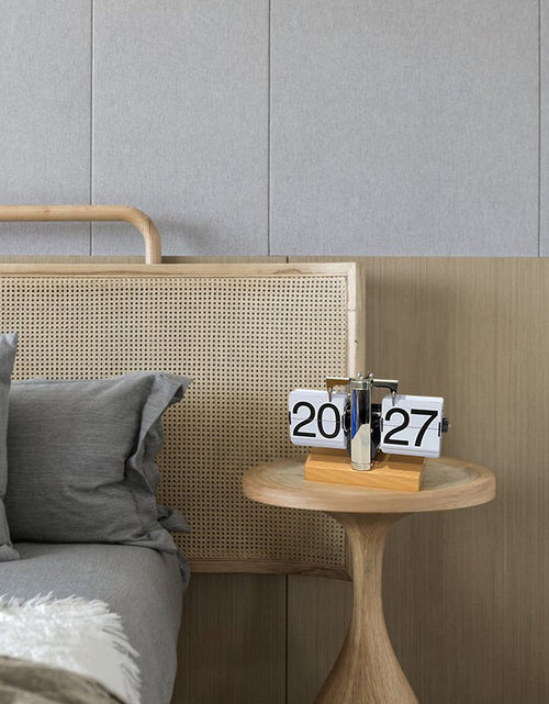 Load image into Gallery viewer, Retro flip digital clock, battery - powered mechanical clock for home &amp; office decor
