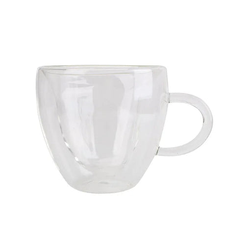 Load image into Gallery viewer, 180ml/240ml Heart Love Shaped Tea Beer Mug Juice Cup Coffee Cups Mug Gift Double Layer Glass Mug Heat-Resisting Drinkware
