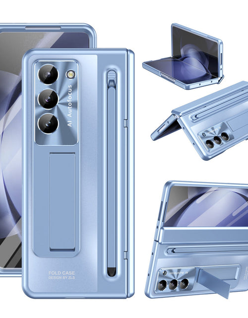 Load image into Gallery viewer, Suitable for Samsung Galaxy Z Fold6 mobile phone case shell film integrated bracket with stylus Z Fold5 anti-fall
