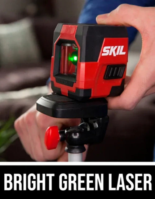 Load image into Gallery viewer, SKIL LL9324G-01 Self-leveling Green Cross Laser with Clamp
