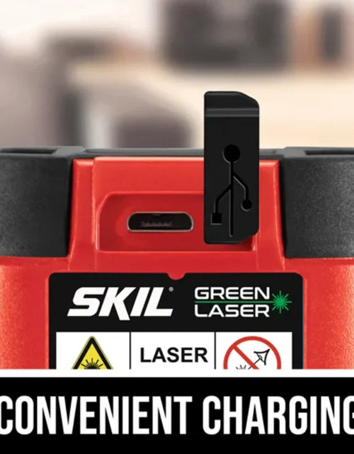 Load image into Gallery viewer, SKIL LL9324G-01 Self-leveling Green Cross Laser with Clamp
