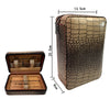 Cowhide crocodile pattern