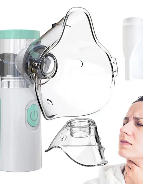 Load image into Gallery viewer, Outdoor Portable Nebulizer Silent Mesh Mini First Aid Kit Handheld Asthma Inhaler Atomizer Kids Adult Saving Emergency Device
