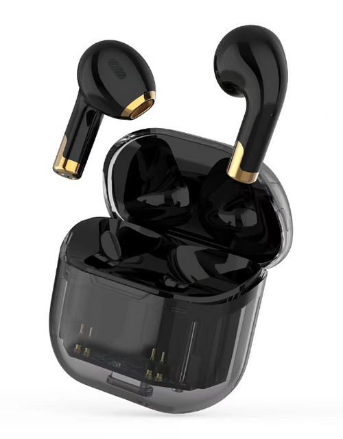 Load image into Gallery viewer, Transparent bin 5.3TWS Bluetooth headset APRO11 true wireless sports game headset call noise reduction
