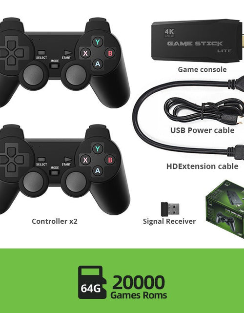 Load image into Gallery viewer, Wireless HD Game Console HDMI Game Console PSP Sega Arcade Simulator M8 Home TV Game Console
