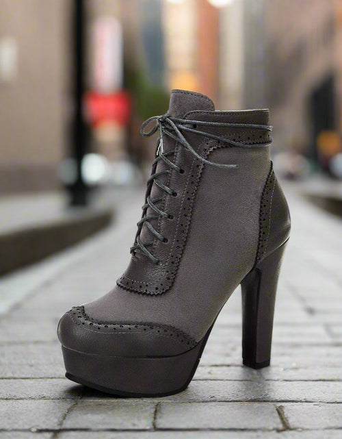 Load image into Gallery viewer, Women’s High Heel Martin Boots
