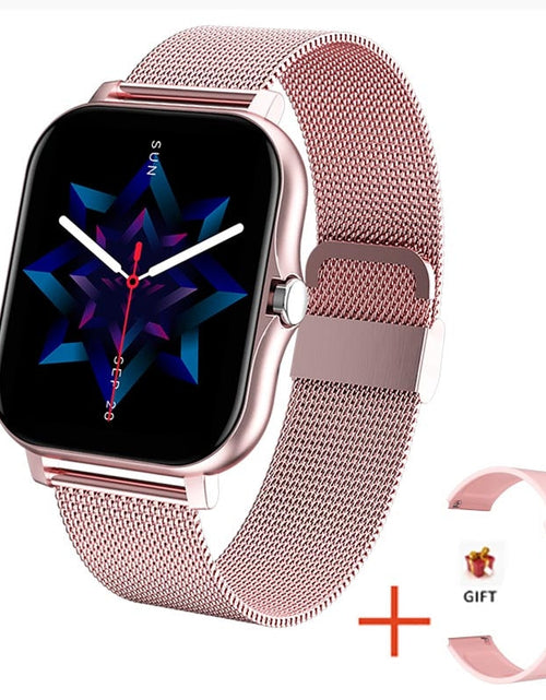 Load image into Gallery viewer, Women Smart watch Men 1.69" Color Screen Full touch Fitness Tracker Bluetooth Call Smart Clock Ladies Smart Watch Women
