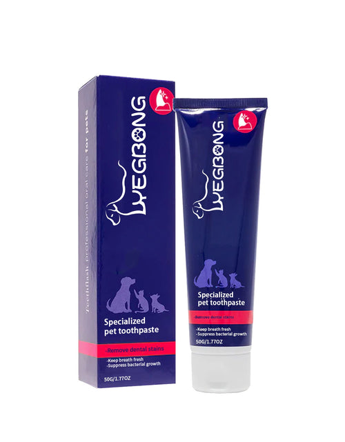 Load image into Gallery viewer, Pet Mouth Cleaning Cream, Cats And Dogs Clean Bad Breath Tartar Stains White Teeth Cream
