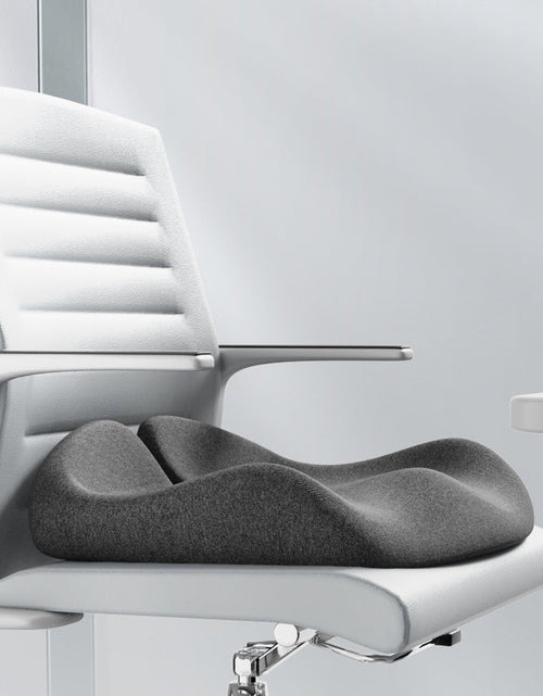 Load image into Gallery viewer, Memory Foam Coccyx Cushion. Alleviates tailbone/sciatica/back pain. Non - slip for office/car seats.
