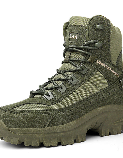 Load image into Gallery viewer, Military boots Russian battlefield boots wear-resistant training boots outdoor hiking and mountaineering shoes

